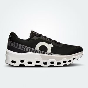 On Running Men's Black and White Athletic Shoes